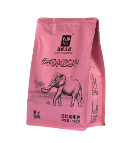 桂都袋装商用焙炒豆(普洱咖啡)